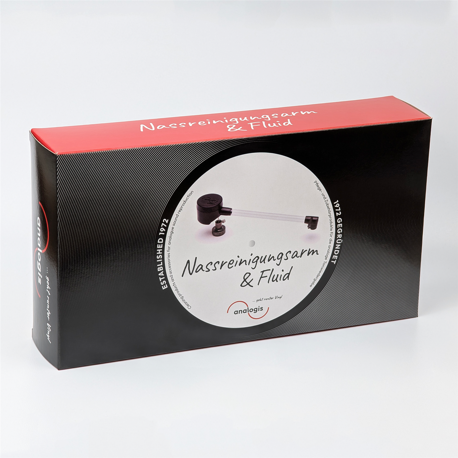 Analogis Clean Wet Playback Record Cleaning System with Super Clean Fluid