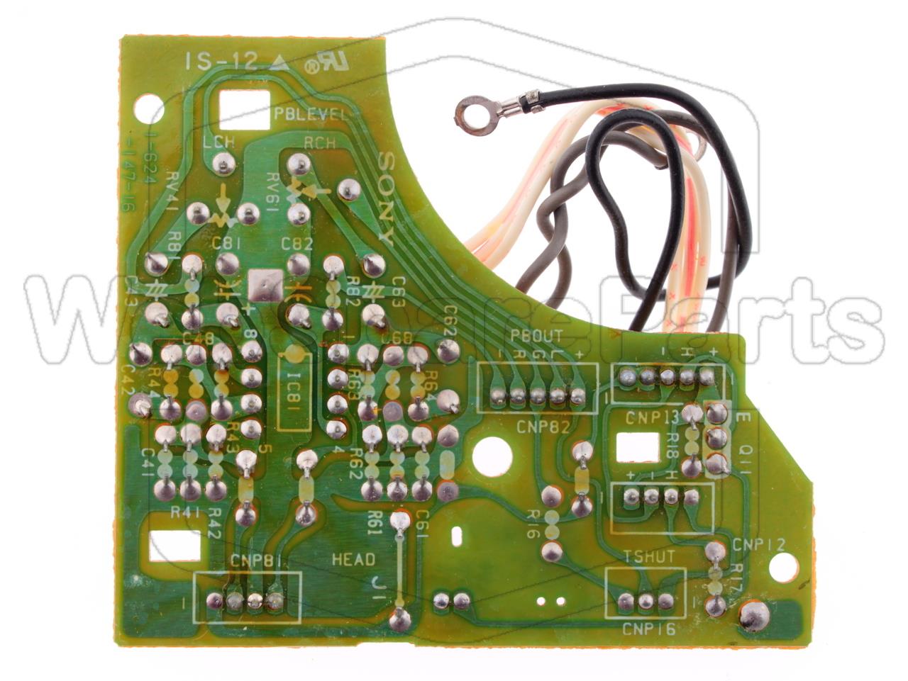 Sony TCM-170 Cassette Deck PCB Assembly Replacement Part (1-624-147-16)