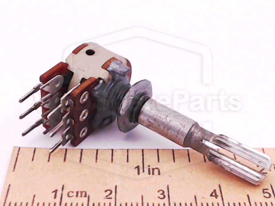 Dual 250K Rotary Potentiometer 4-652-11 with Shaft for Sony HST Series