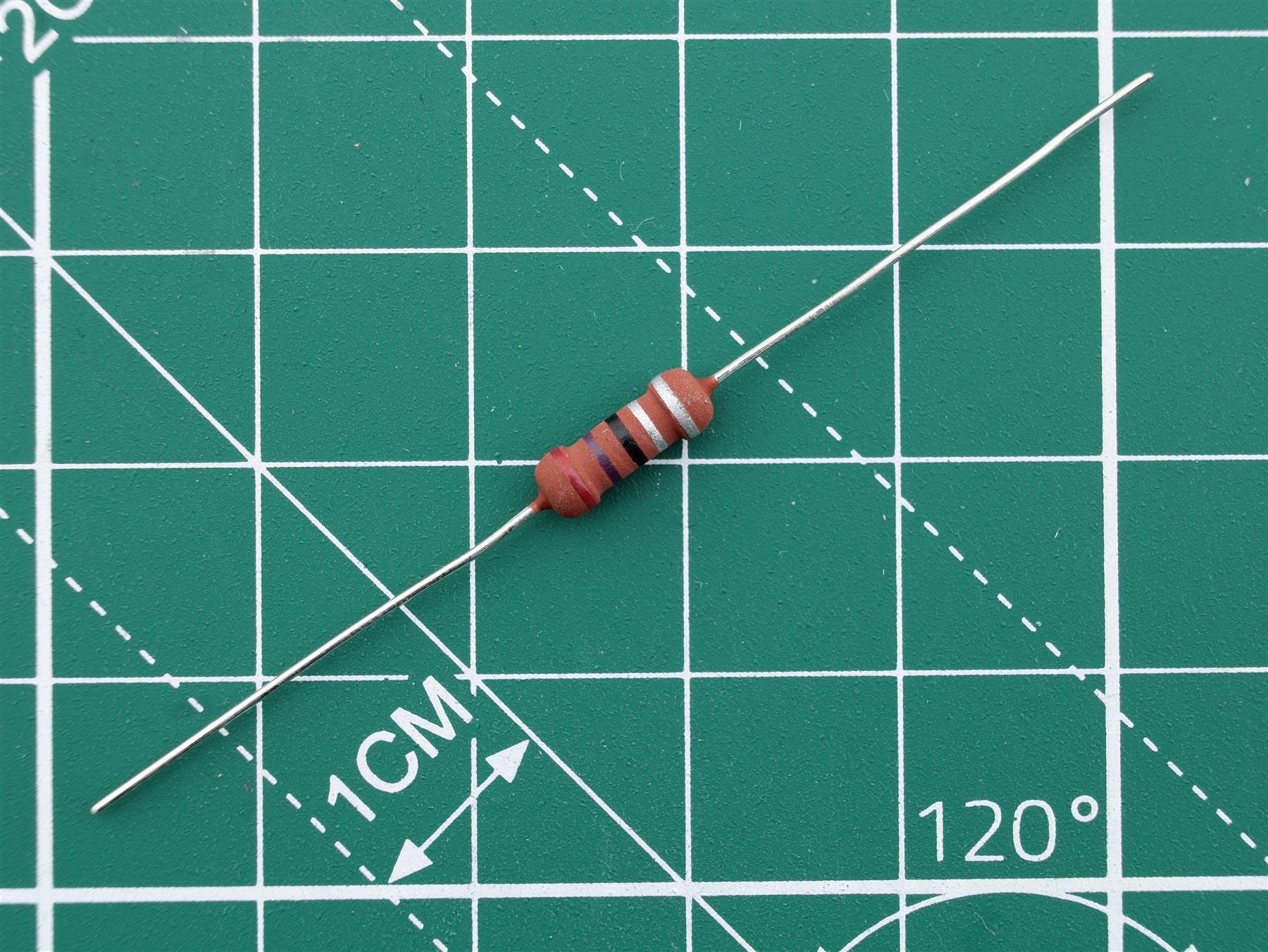 Fuse Resistor 2.7R 1W 10% Ø3.5x10m