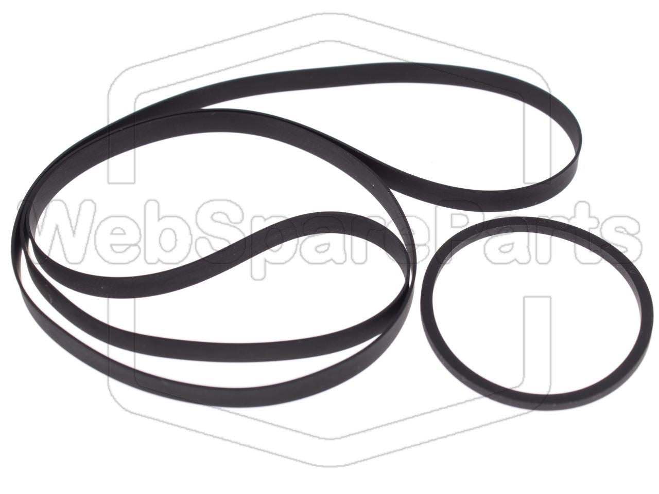 Belt Kit For Turntable Record Player Sharp RP-116 H