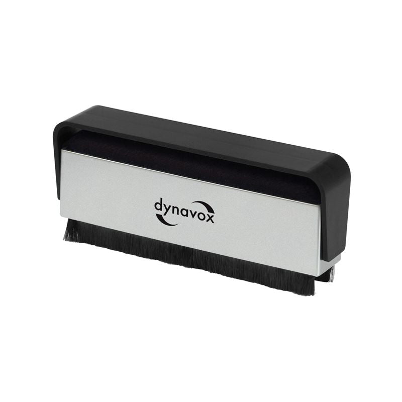 Dynavox 2-in-1 Record Care Cleaning Set – Carbon Anti-Static Brush & Velvet Pad