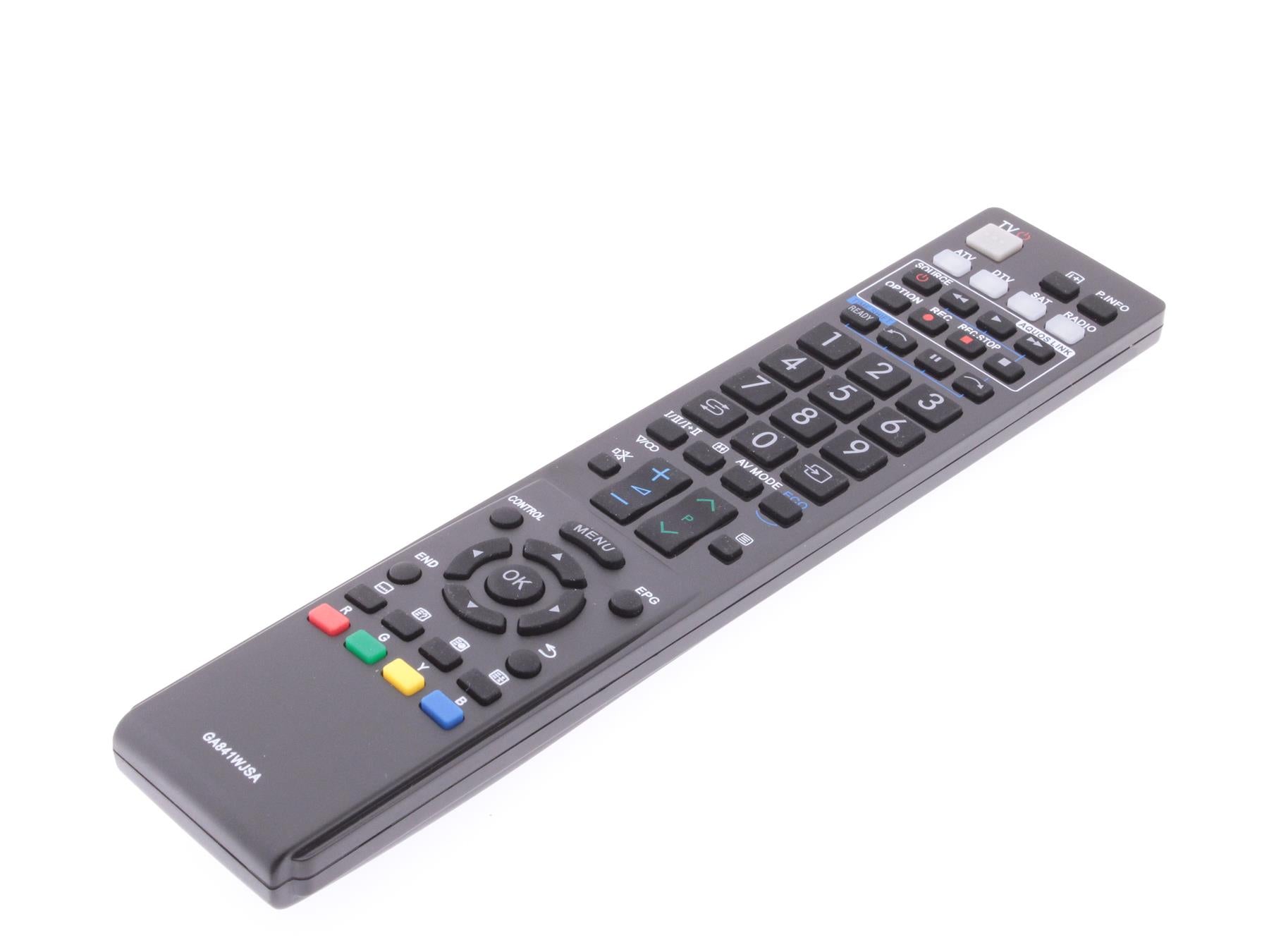 Replacement TV Remote Control for Sharp GA841WJSA
