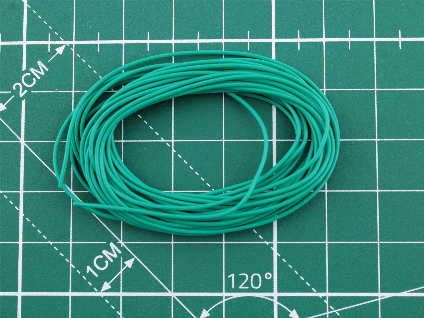 Multi strand electrical wire Green 0.35mm x 2.0 meters