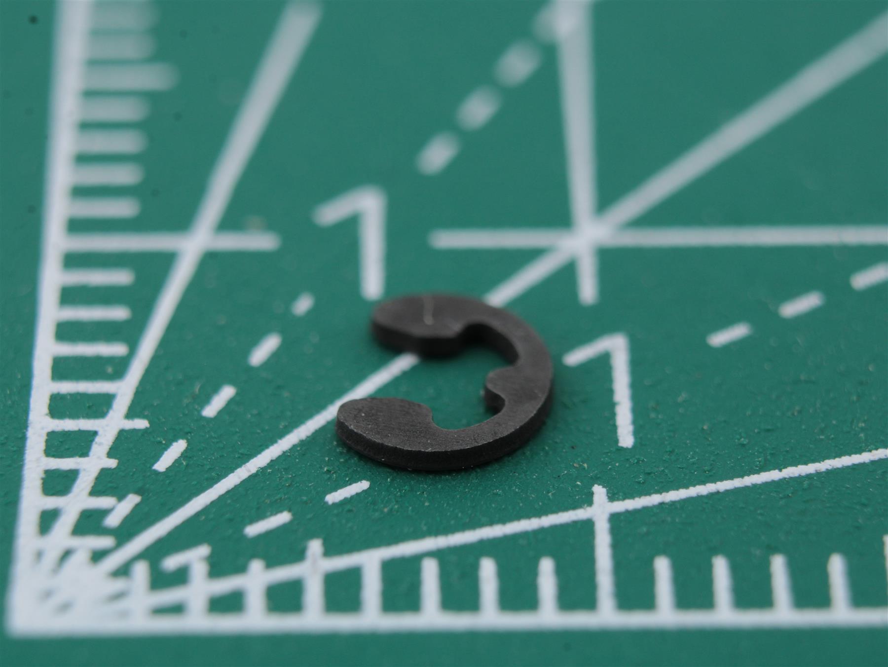 Circlip for Shaft 1.9mm Thick 0.5mm BK Retaining Ring for Vintage Audio Repair