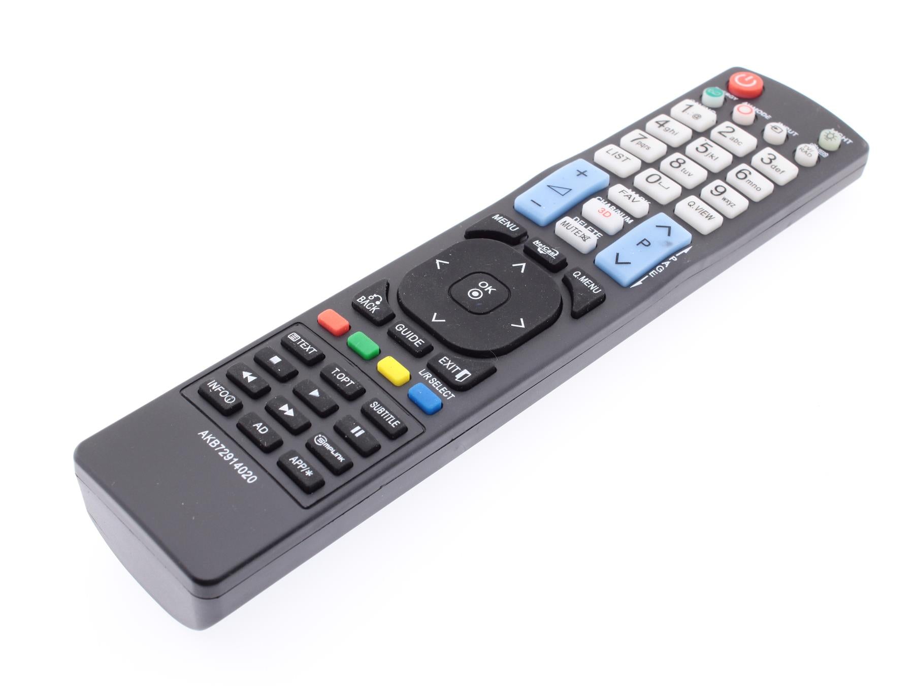 Replacement TV Remote Control for LG AKB72914020