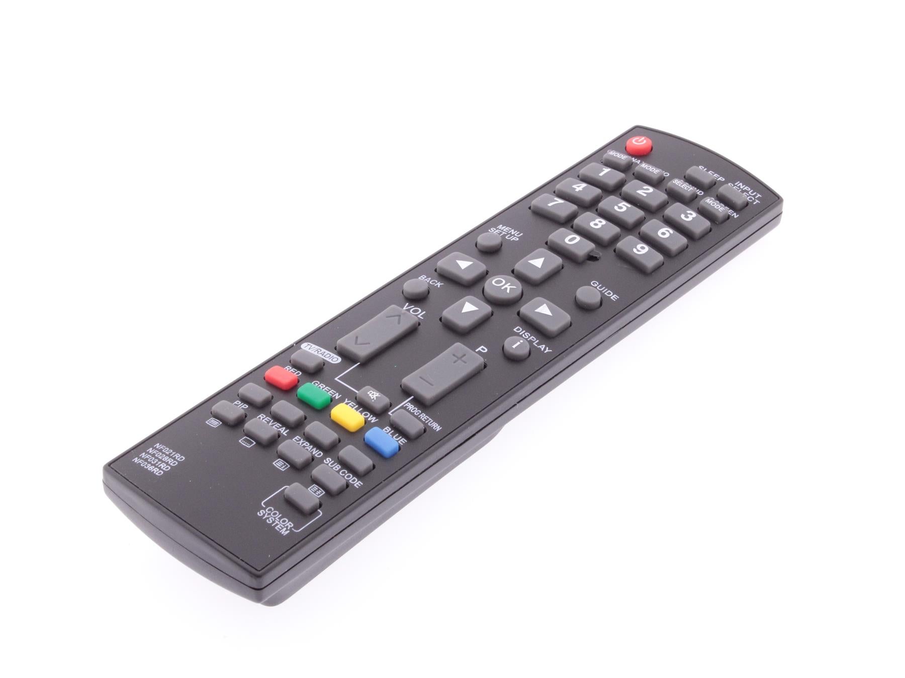 Replacement TV Remote Control for Funai NF021,NF028,NF031,NF036RD