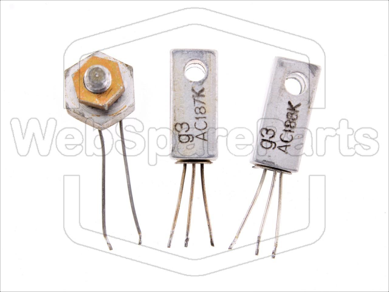 Vintage Grundig Transistors AC187K & AC188K