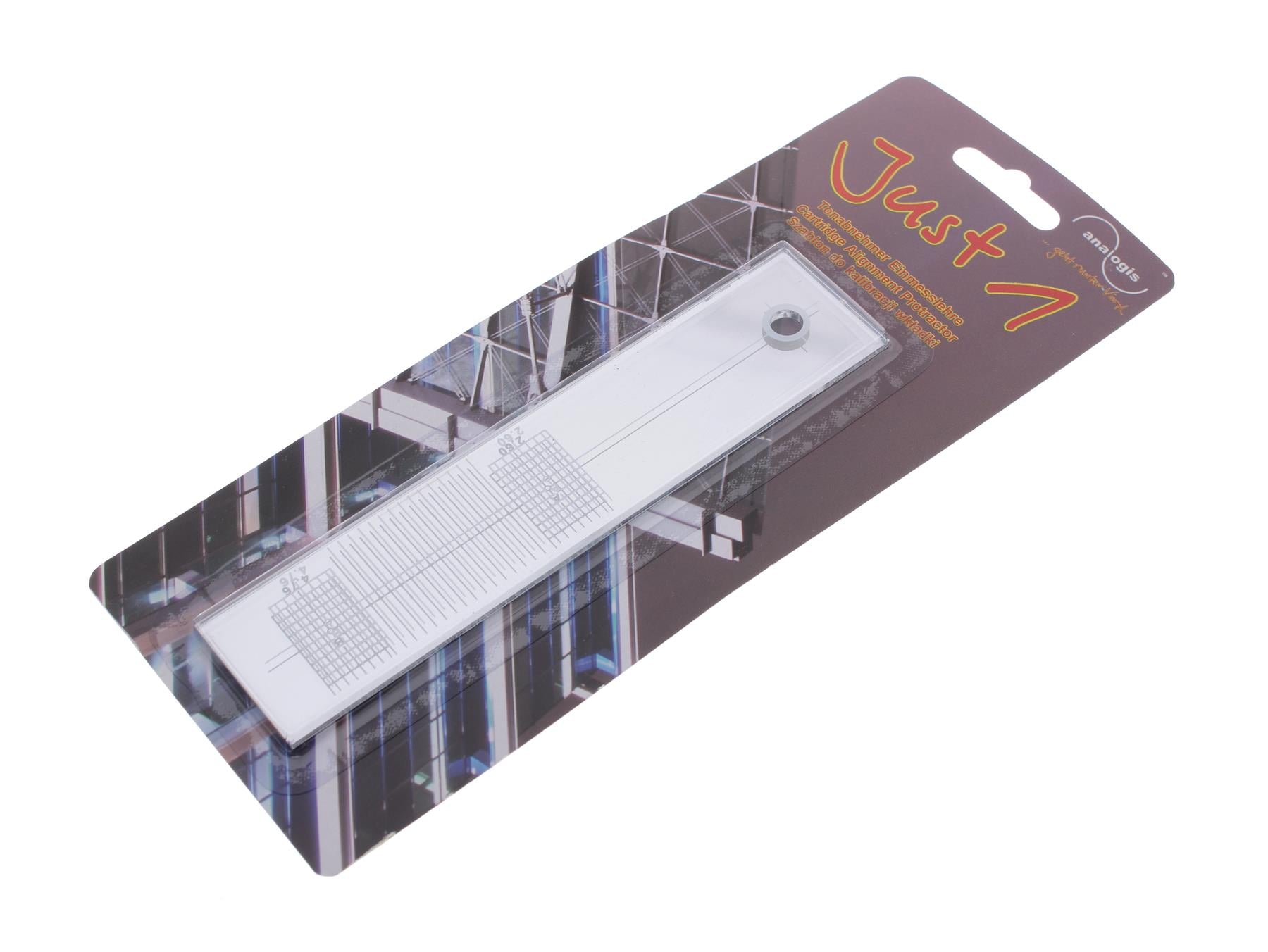 Analogis Just 1 Cartridge Alignment Protractor – Overhang, Offset and Azimuth Gauge