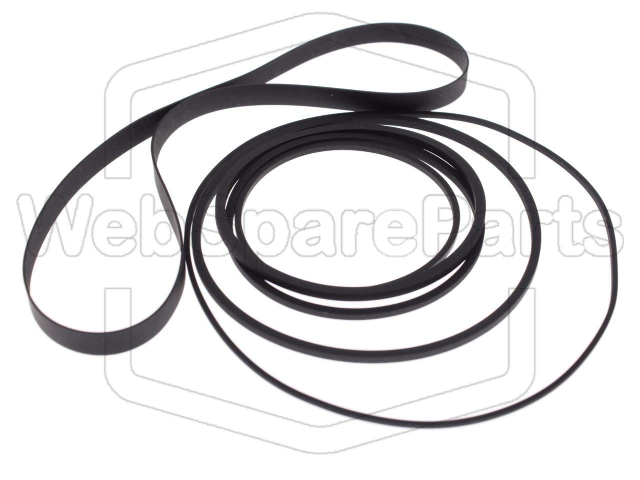 Belt Kit For Video Cassette Recorder Sony SL-C6E Betamax