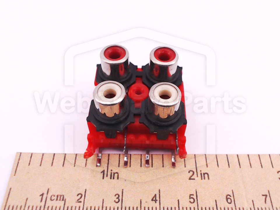 Aiwa CX-ZVR Series RCA Female PCB Jack for Vintage Audio Repair