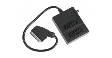 Splitter AV SCART cu 1 mufă tată la 2 conexiuni SCART mamă