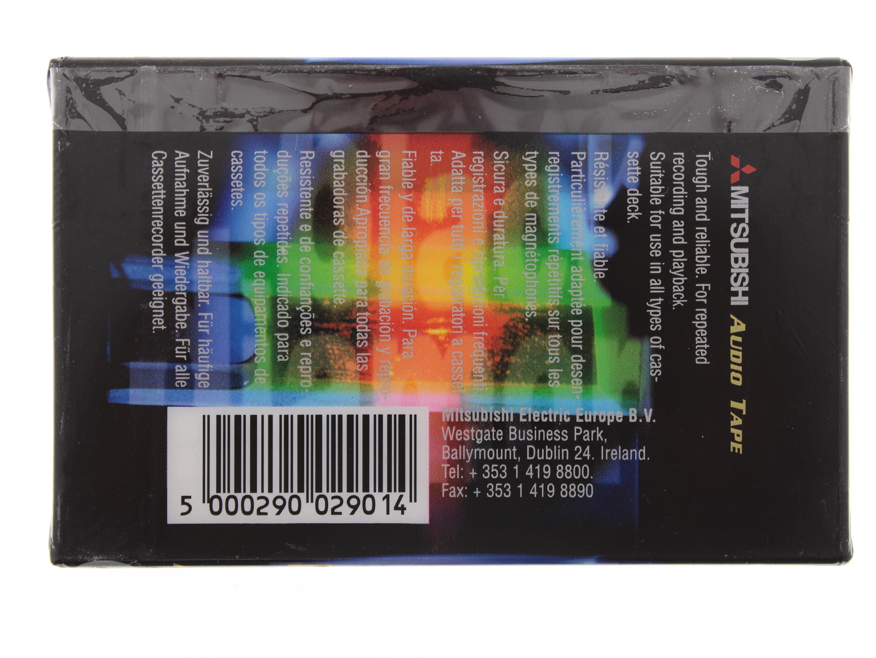 Blank Audio Media Recording Cassette Mitsubishi 90