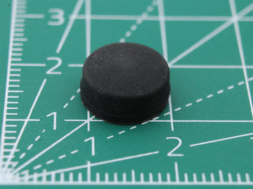 Picior rotund din cauciuc autoadeziv Ø11mm x Ø10.5mm x înălțime 5