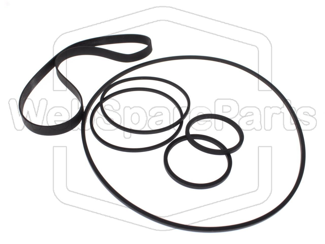 Belt Kit For Video Cassette Recorder Hitachi VT-14 E