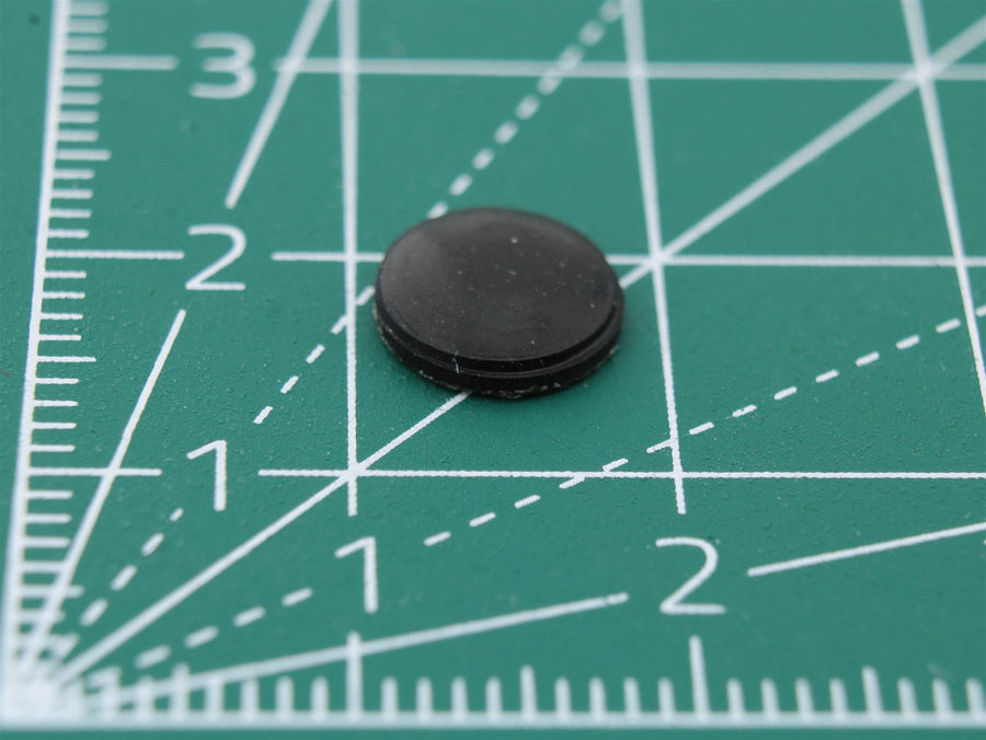 Picior rotund din cauciuc autoadeziv Ø8mm x Ø2mm x înălțime 1