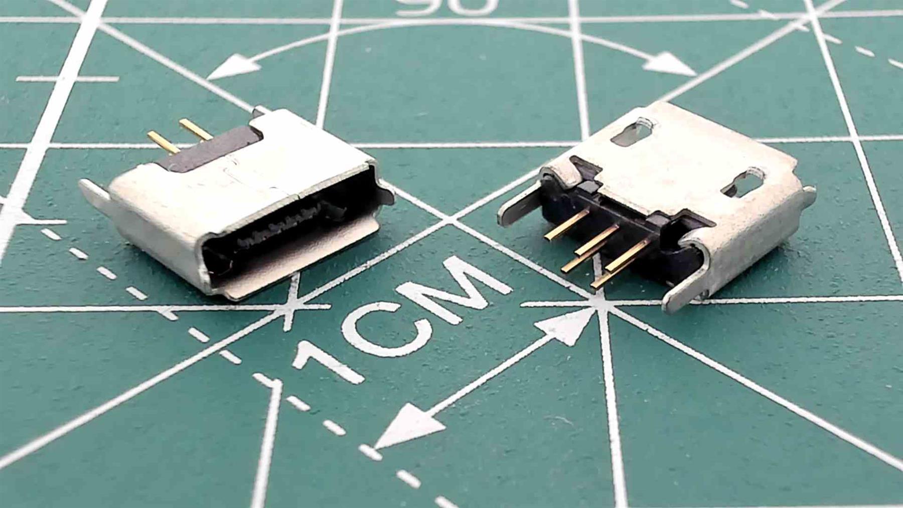 Micro USB Female Connector for PCB Soldering S7440