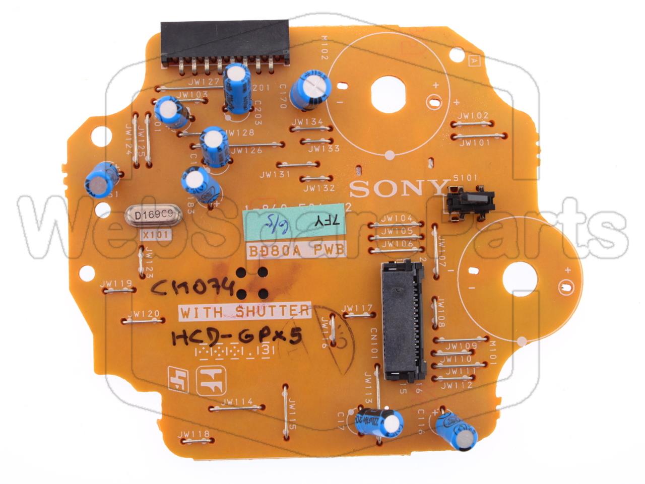 Sony HCD-GPX5 CD Player PCB Assy 1-860-501-12 for Vintage Audio Repair