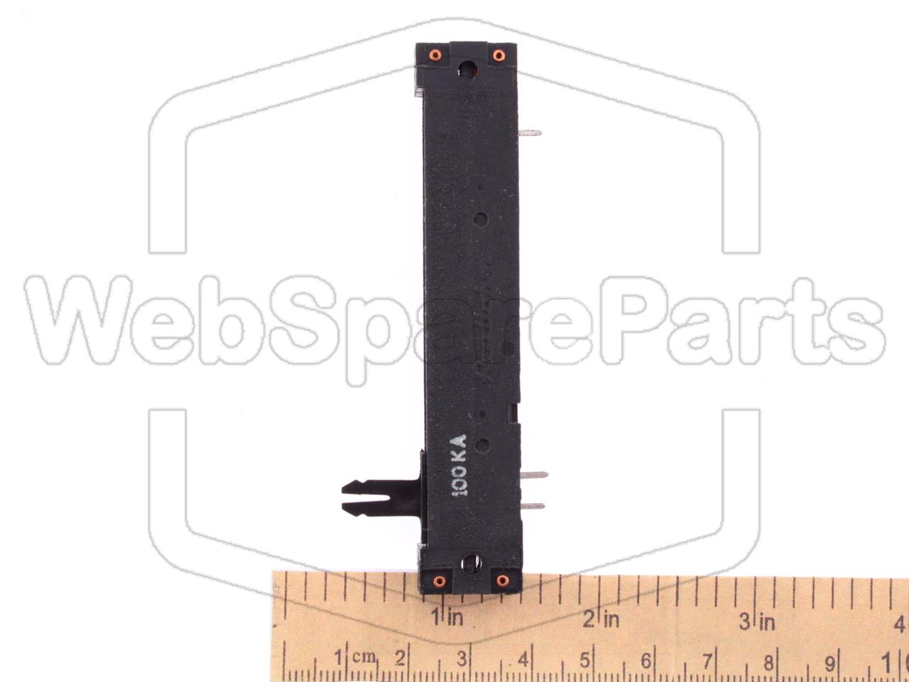 100K Linear Sliding Potentiometer for Vintage Audio Equipment Repair