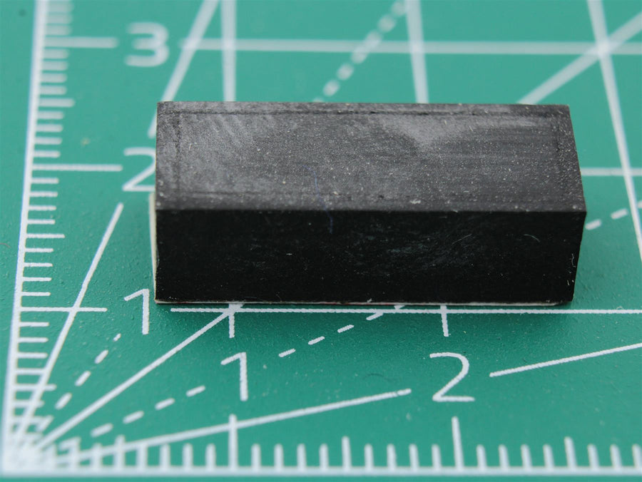 Picior dreptunghiular din cauciuc autoadeziv 19.0m x 7.7mm Height 6.0mm