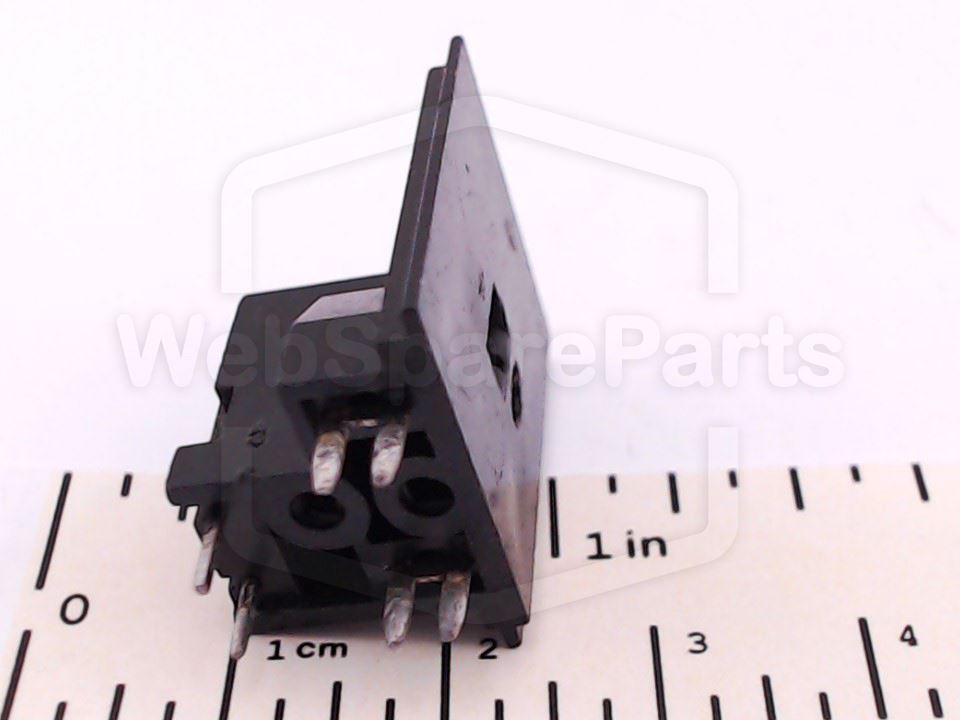 2-Pin DIN Wall-Mount Speaker Terminal Connector for Vintage Audio Repair