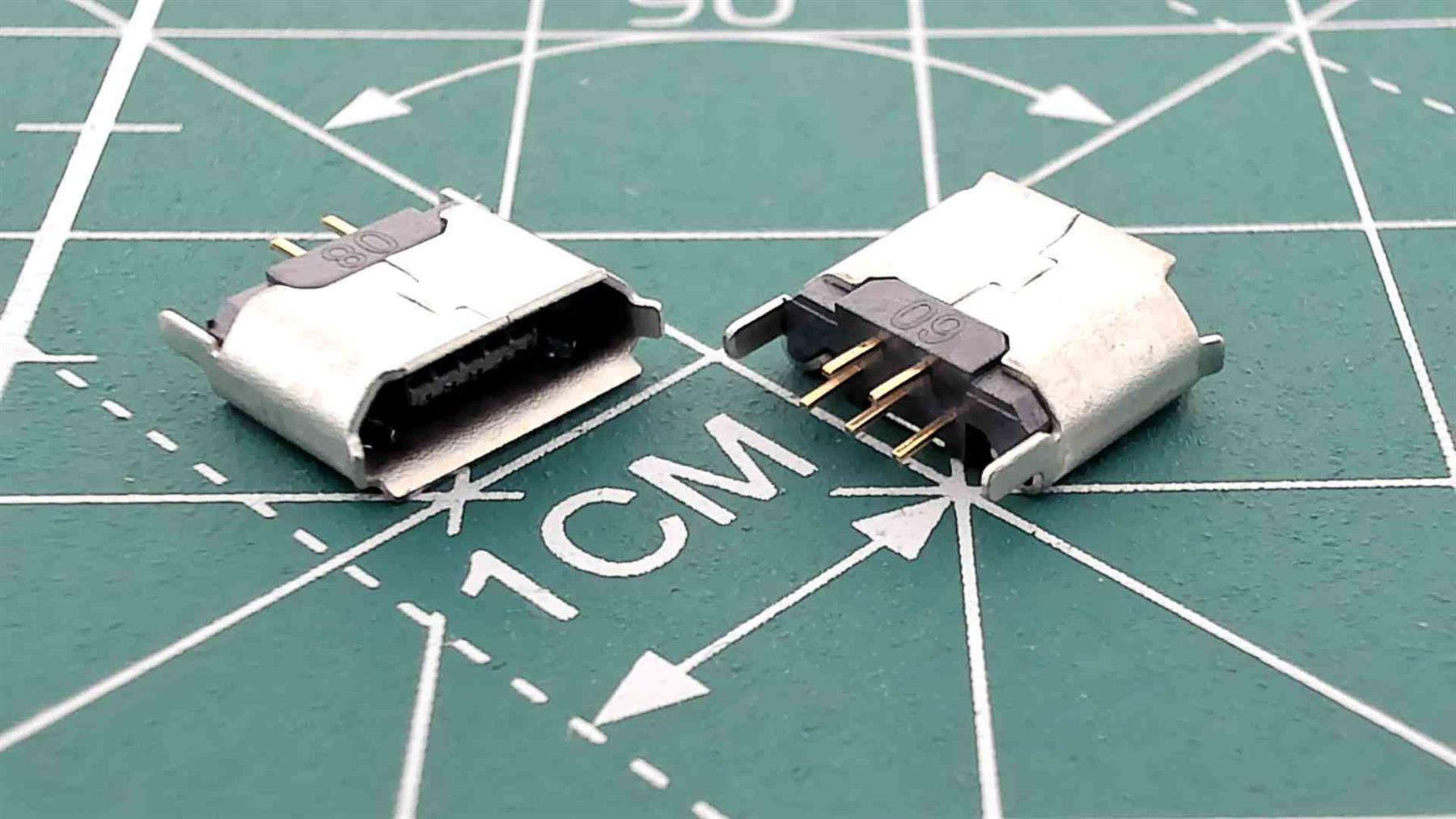 Micro USB Female Connector for PCB Soldering S7441