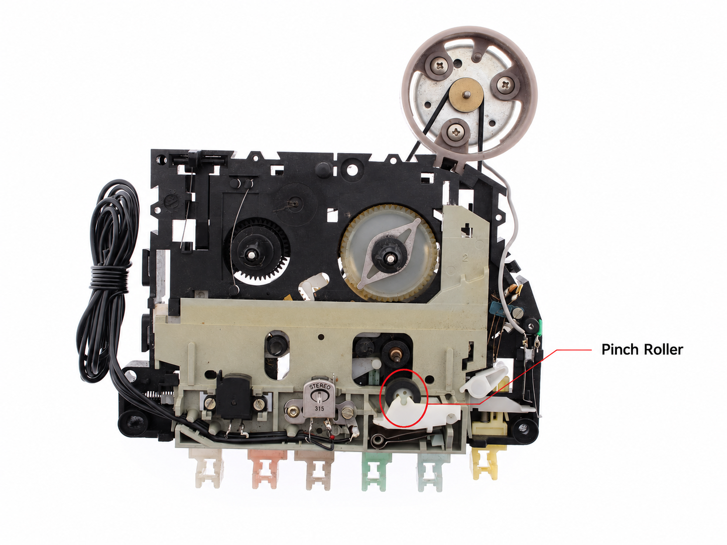 Philips RTS-1 Pinch Roller Replacement for Tape Deck Mechanism