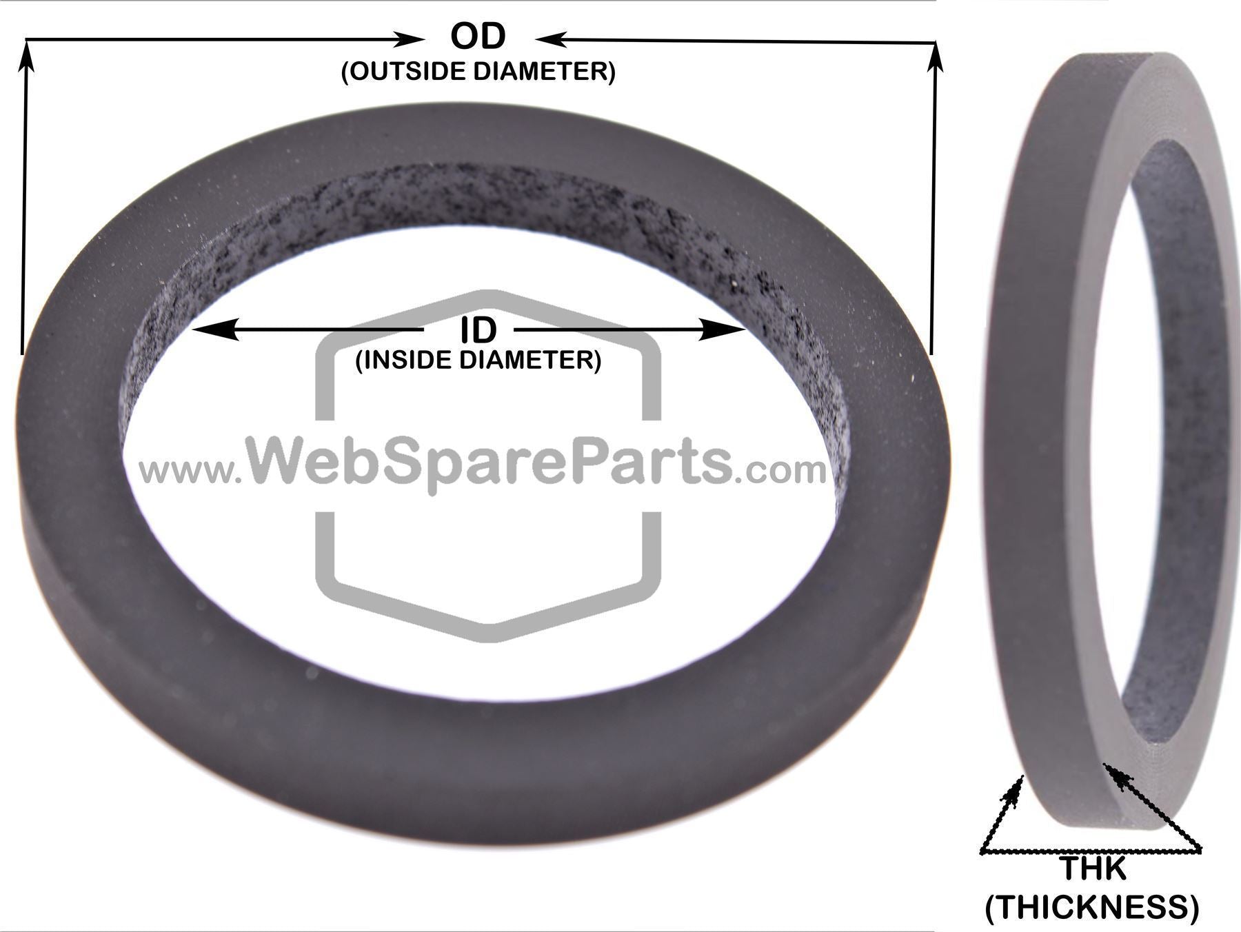 OD = 09.90 mm x ID = 04.80 mm x THK = 2.50 mm - Idler Tire