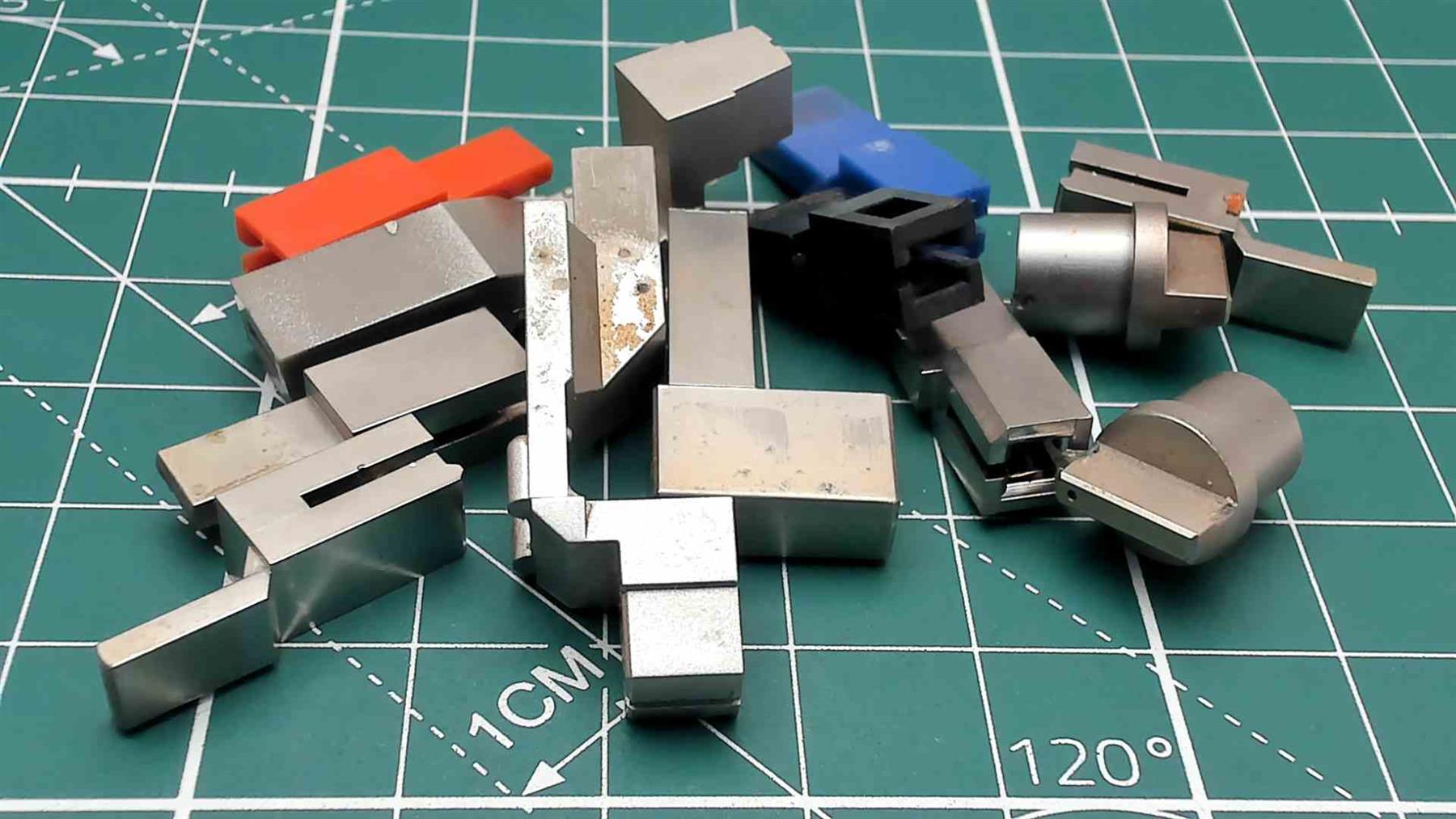 Replacement Cassette Deck Button Set, Aiwa AD-WX110