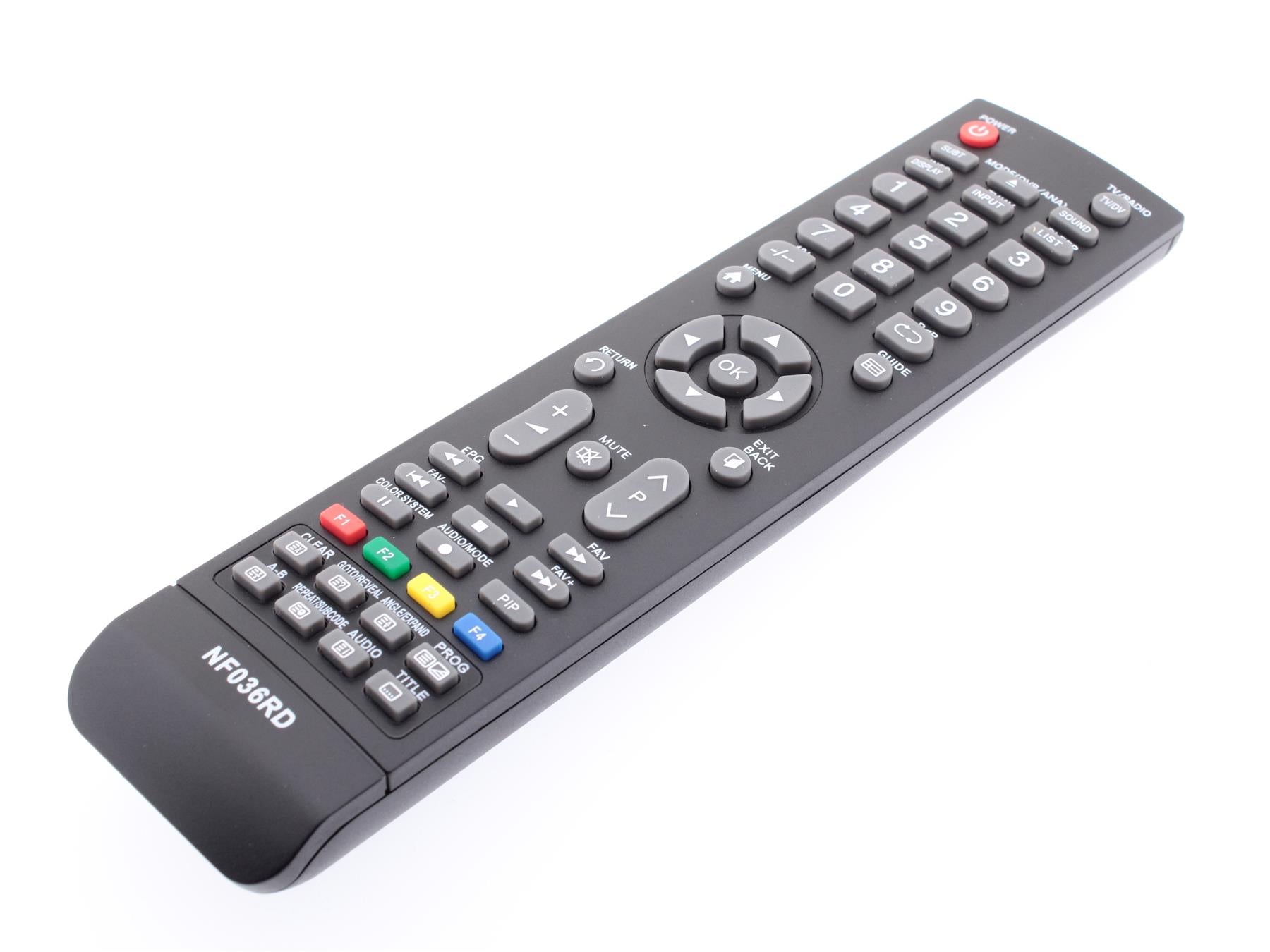 Replacement TV Remote Control for Funai NF021RD, NF028RD, NF031RD, NF036RD