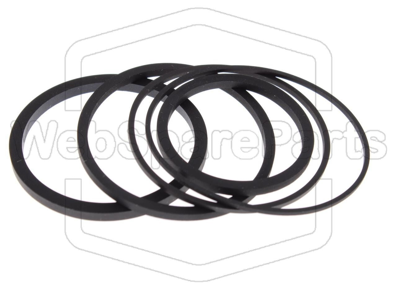 Belt Kit For Video Cassette Recorder Sanyo VTC-5400 Betamax