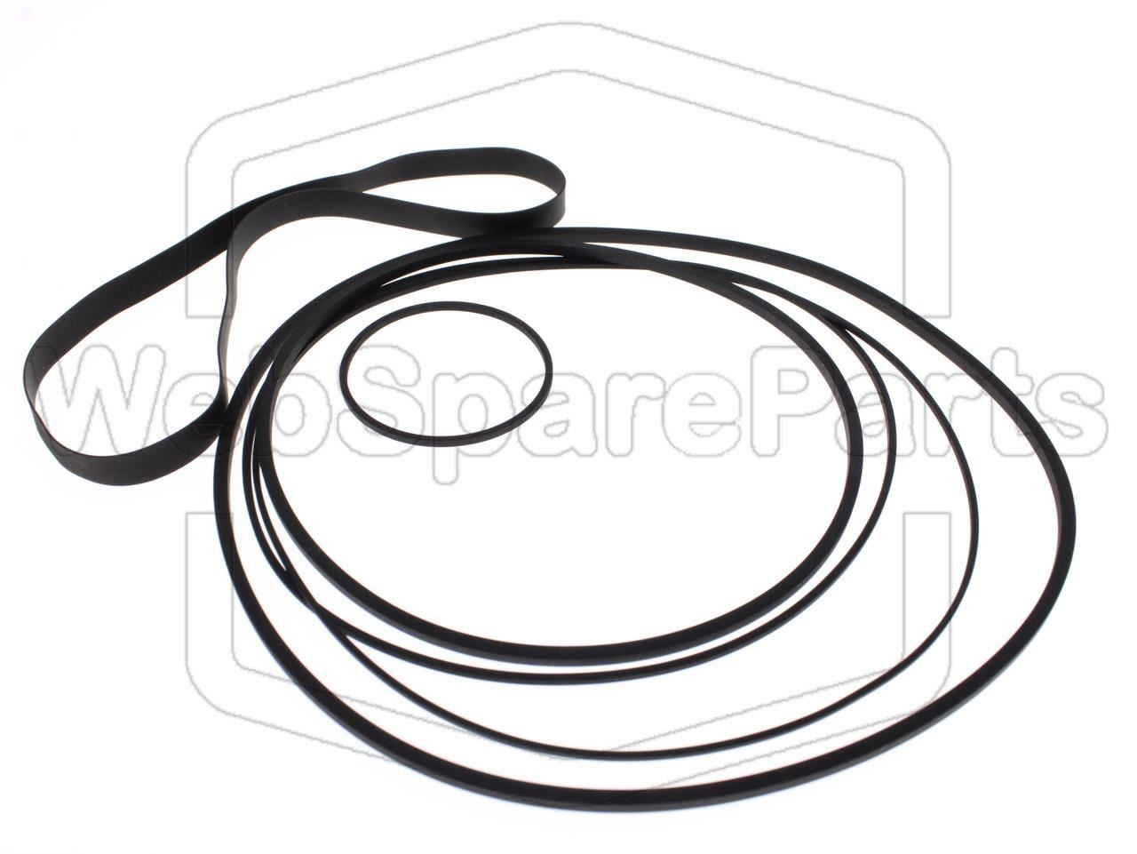 Belt Kit For Video Cassette Recorder Sony SL-C5E Betamax