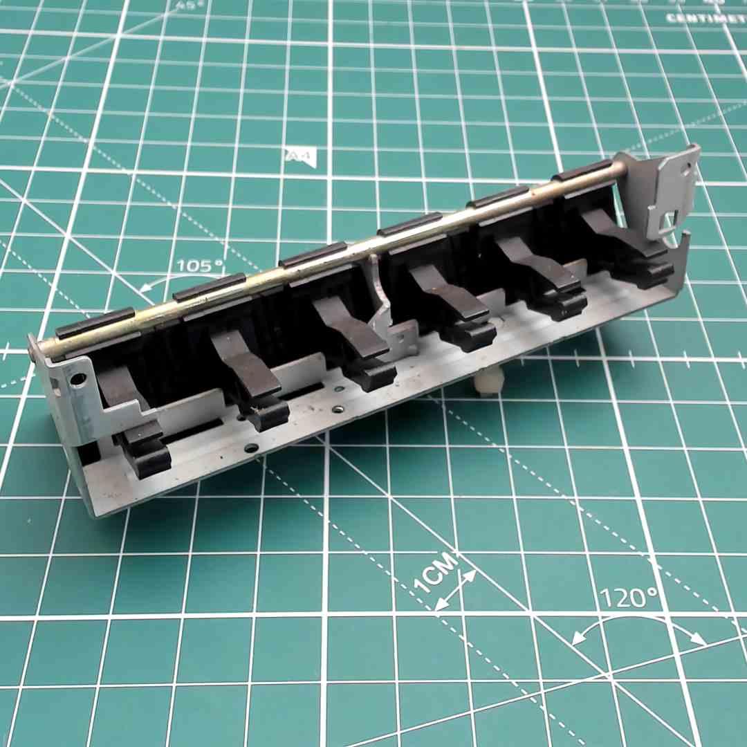 Replacement 6-Key Cassette Deck Keyboard for Boombox, Sharp CD-301E