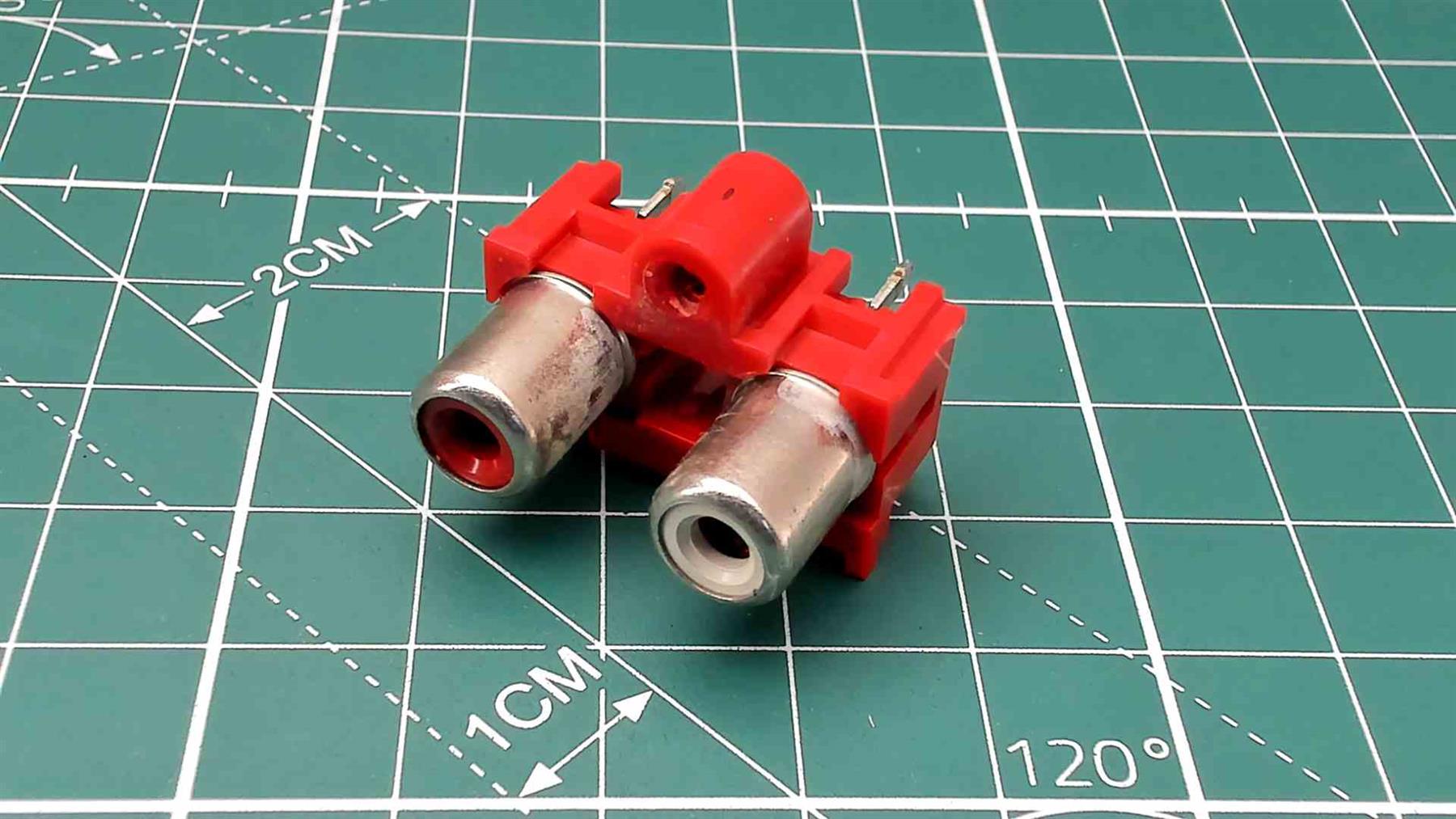 JVC 2×RCA PCB Connector for Vintage Audio Repair