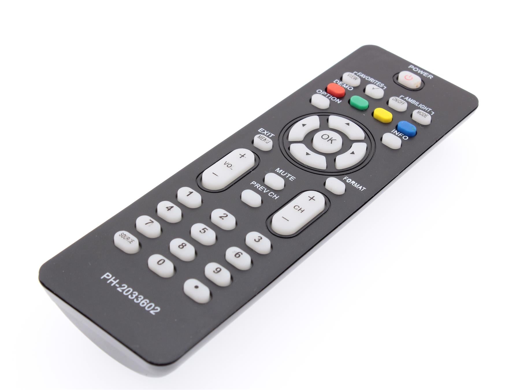 Replacement TV Remote Control for Philips RC2033-602