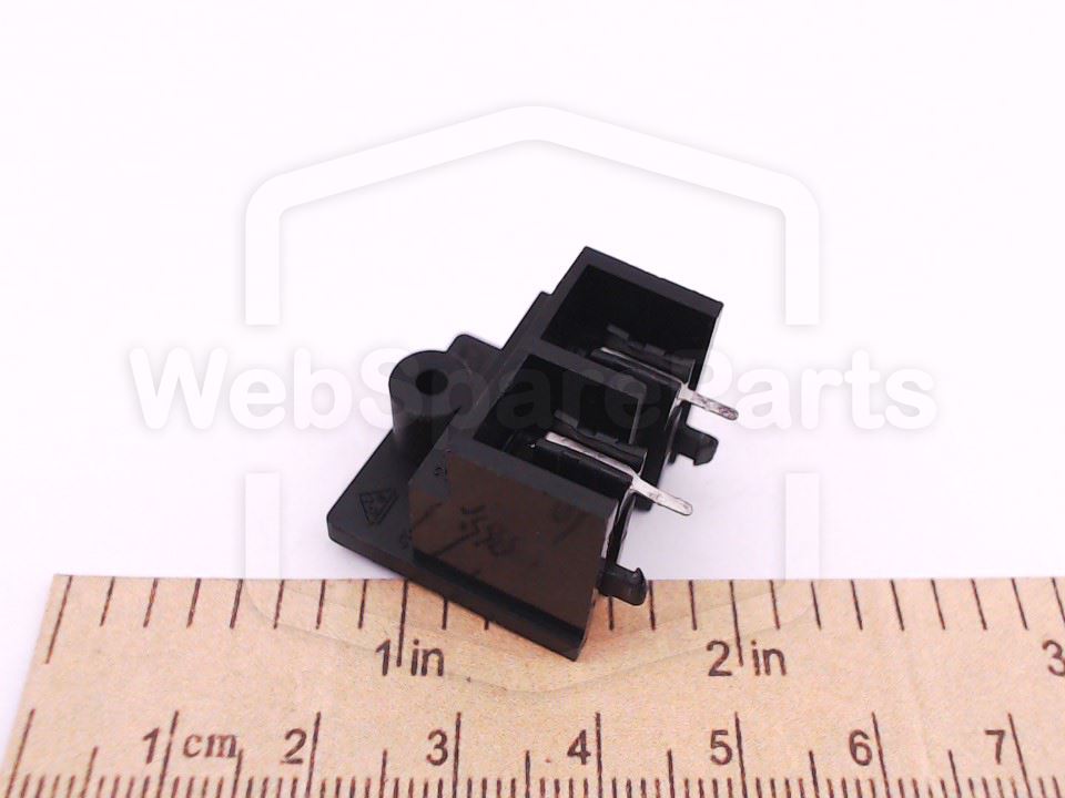 PCB-Mount IEC C8 AC Mains Input Connector for Sharp CD-BA Series