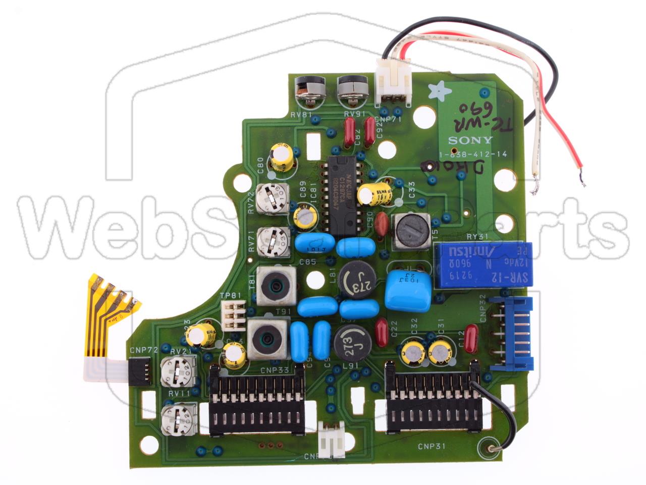 Sony Cassette Deck PCB Assembly Replacement Part (1-638-412-14)