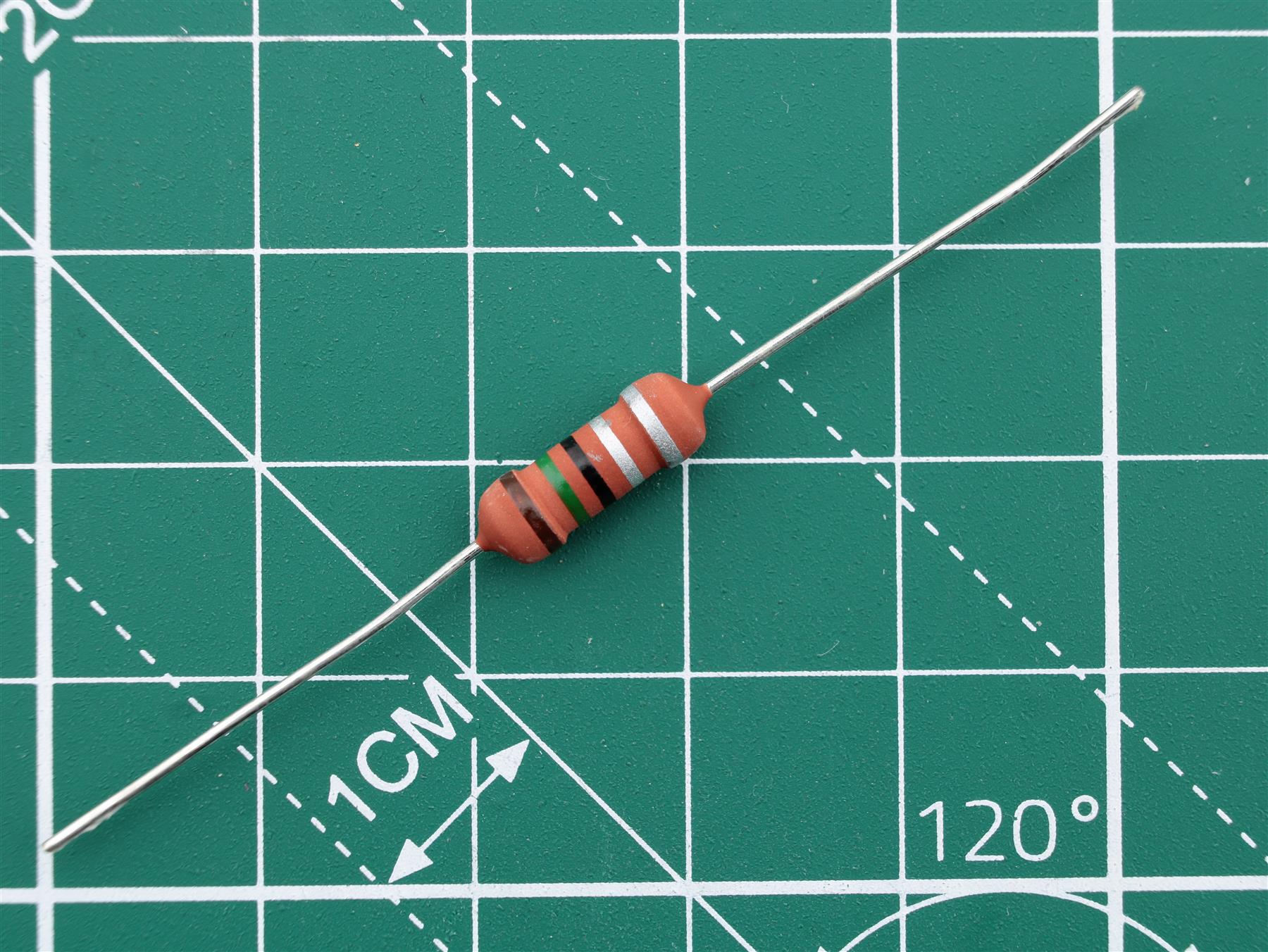 Fuse Resistor 1.5R 1W ±10% Ø5x12