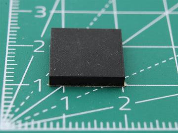 Picior pătrat din cauciuc autoadeziv 12.7mm x 12.7mm Height 2.3 mm