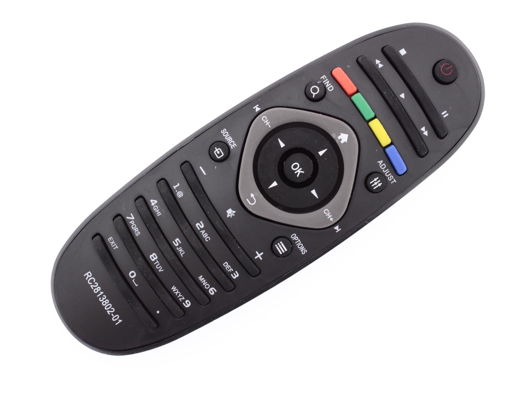 Replacement TV Remote Control for Philips RC2813802-01