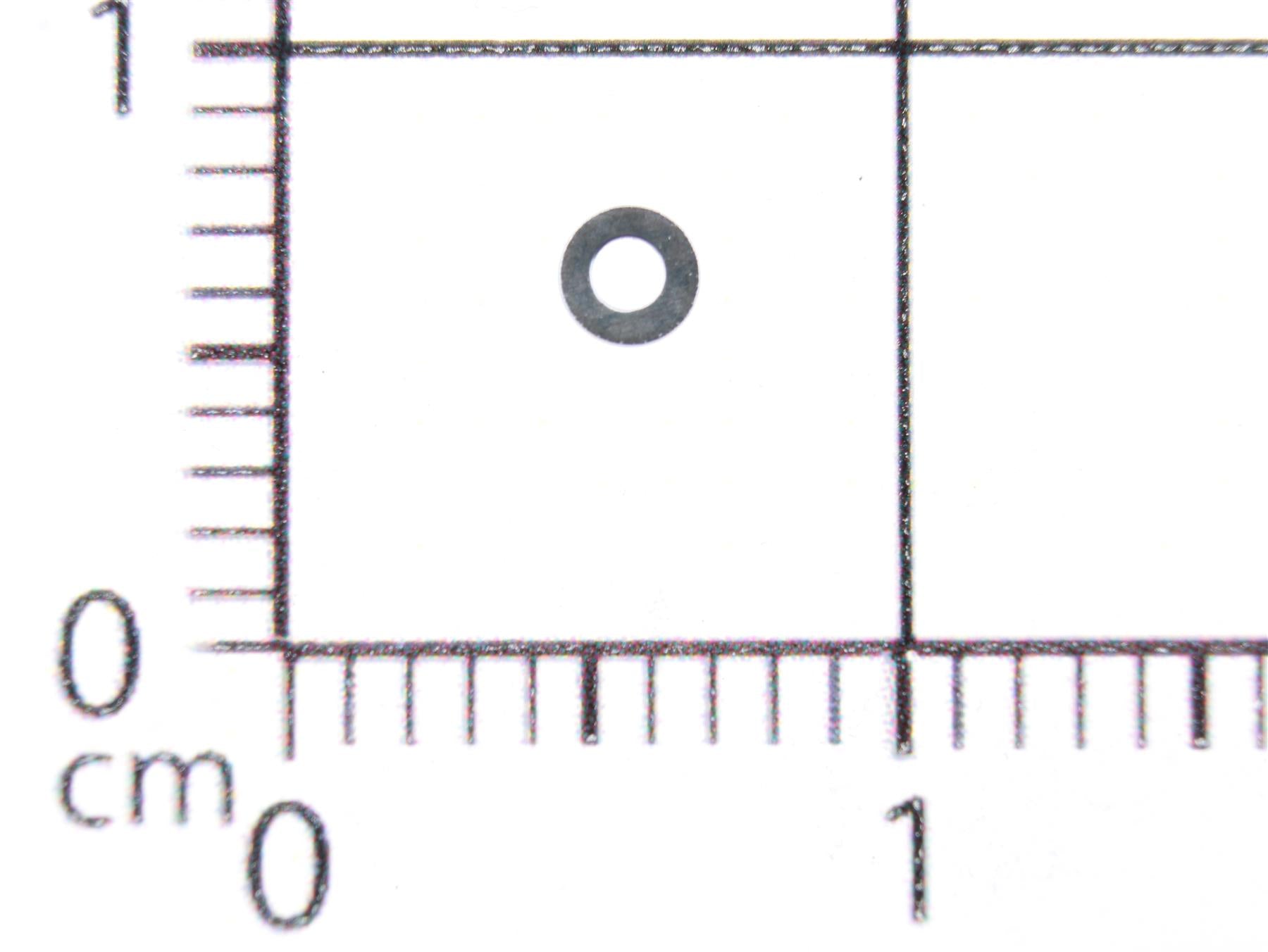 Washer Round M1, 1.1mm x 2.5mm Thickness 0.3mm