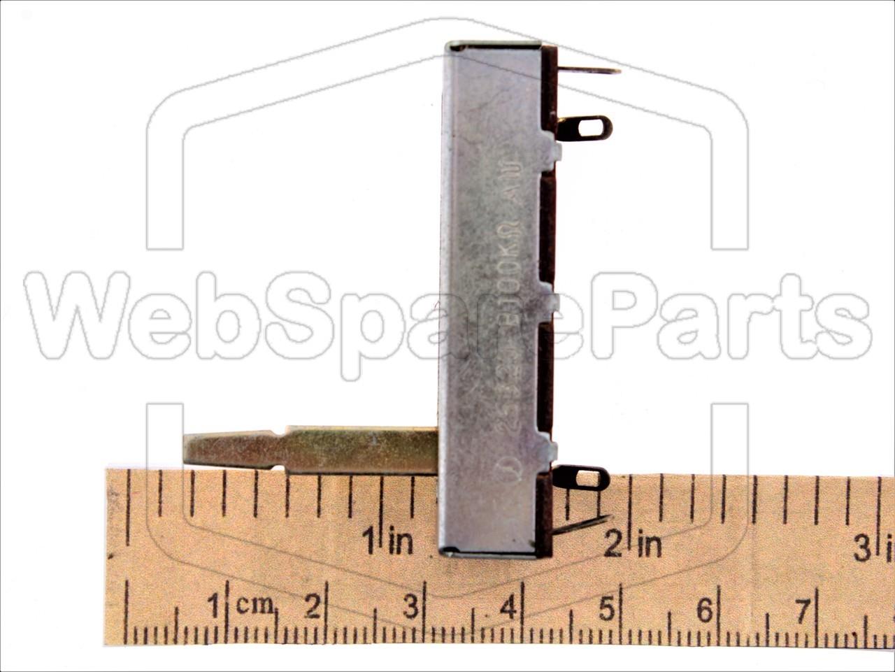 B100K Linear Sliding Potentiometer 25320 for Vintage Audio Equipment Repair