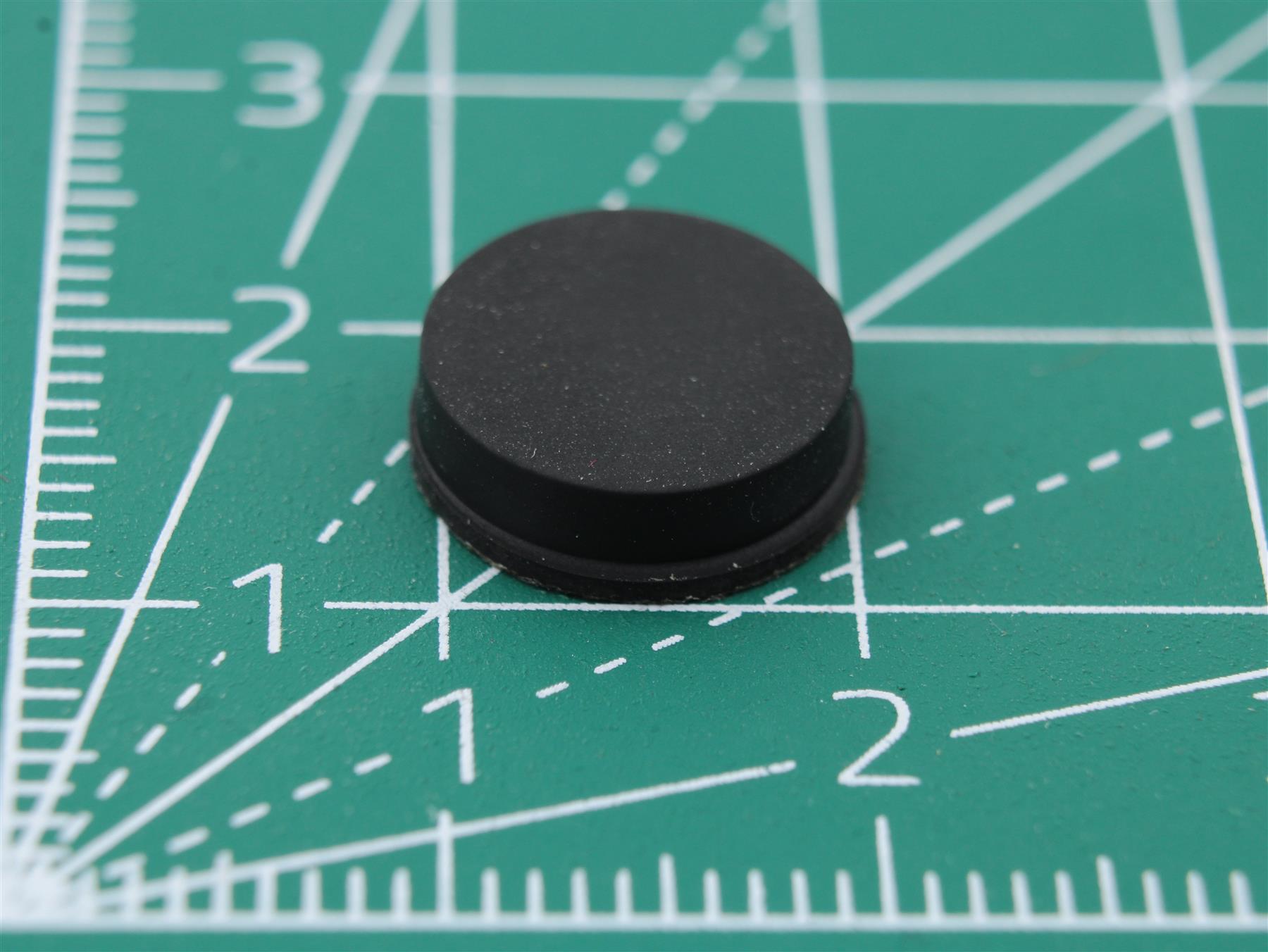 Round Rubber Foot Self-adhesive Ø11.3mm x Ø10.7mm x height 3.2