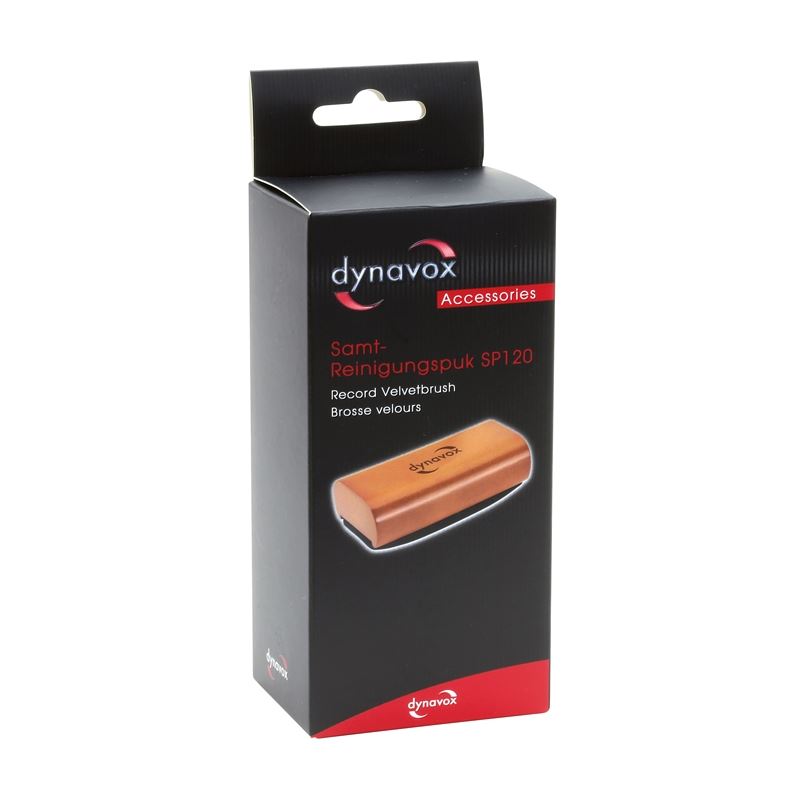 Dynavox SP120 Velvet Record Cleaning Pad with Cushioned Core and Storage Pouch