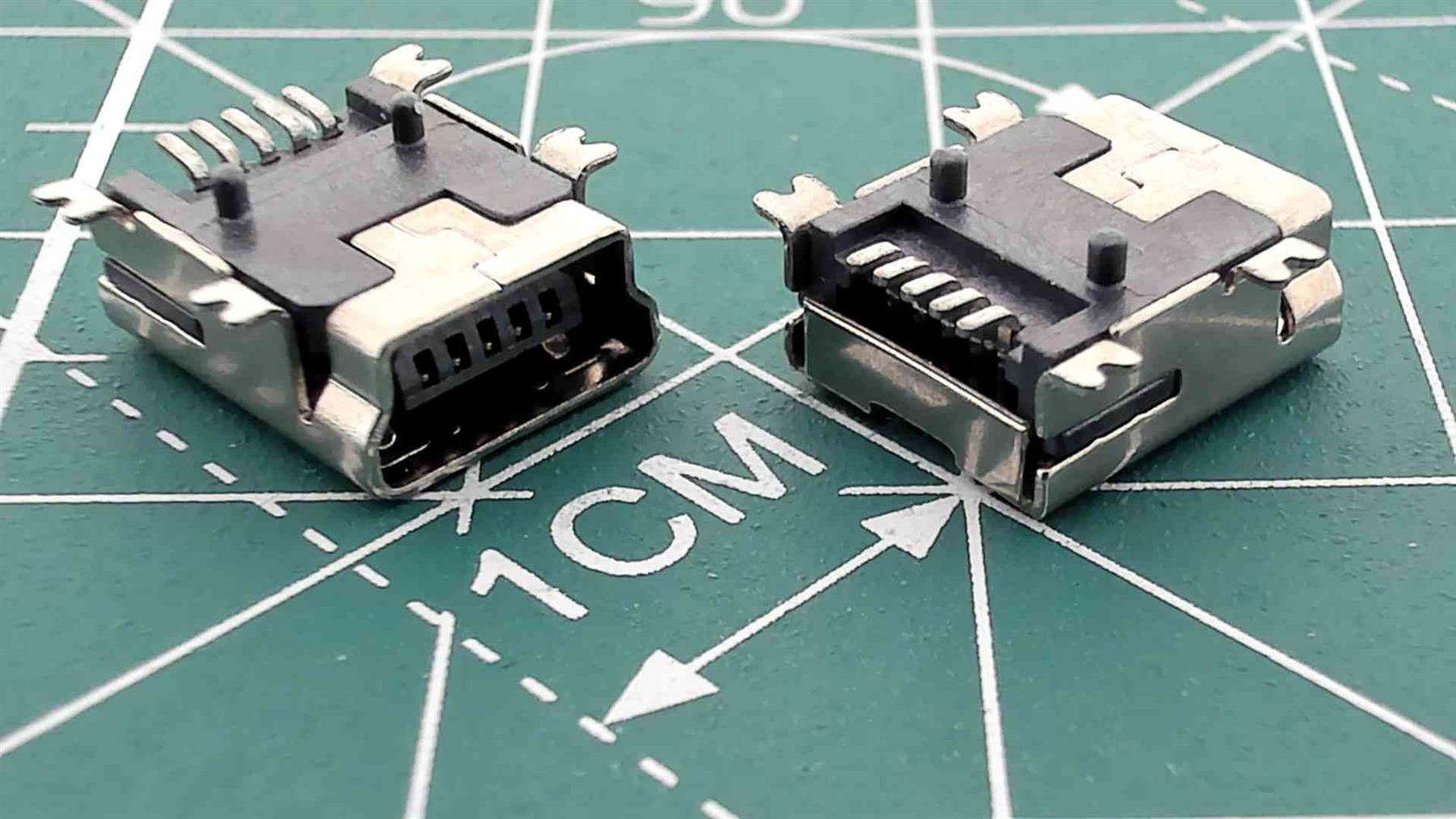 Micro USB Female Connector for PCB Soldering S7500