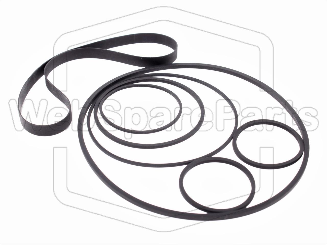 Belt Kit For Video Cassette Recorder Sony SL-3000 Betamax