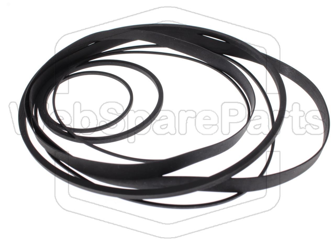 Belt Kit For Video Cassette Recorder Toshiba V-5470 Betamax