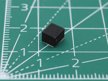 Rektangulär självhäftande gummifot 5.0mm x 4.5mm höjd 3.5 mm