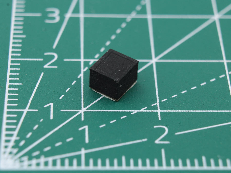 Picior dreptunghiular din cauciuc autoadeziv 5.0mm x 4.5mm Height 3.5 mm