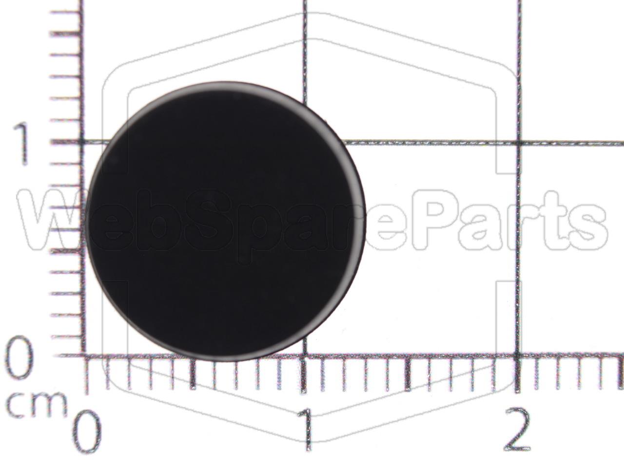 Round Rubber Foot Self-adhesive Ø12.7mm x Ø11.5mm x height 4mm